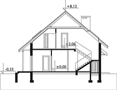 Фасад дома KAH-4934-64 Фасад дома KAH-4934-64